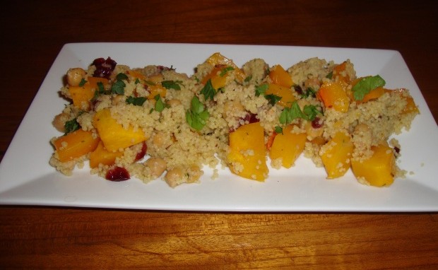 Roasted Squash and Cranberry Couscous
