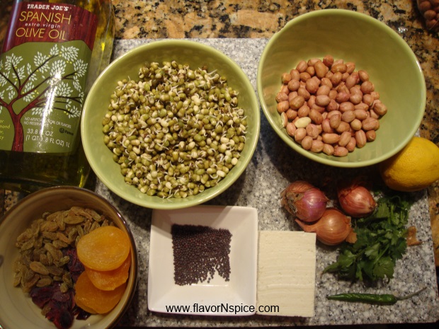 Sprouted Moong Warm Salad-1