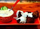 Meatballs with Sun-dried Tomatoes and Tzatziki Sauce
