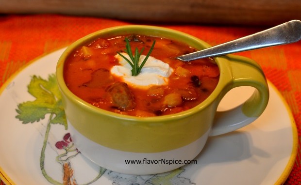 Italian Sausage, Beans and Vegetable Soup